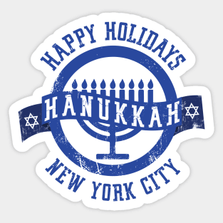 Hanukkah - Vintage Look Sticker